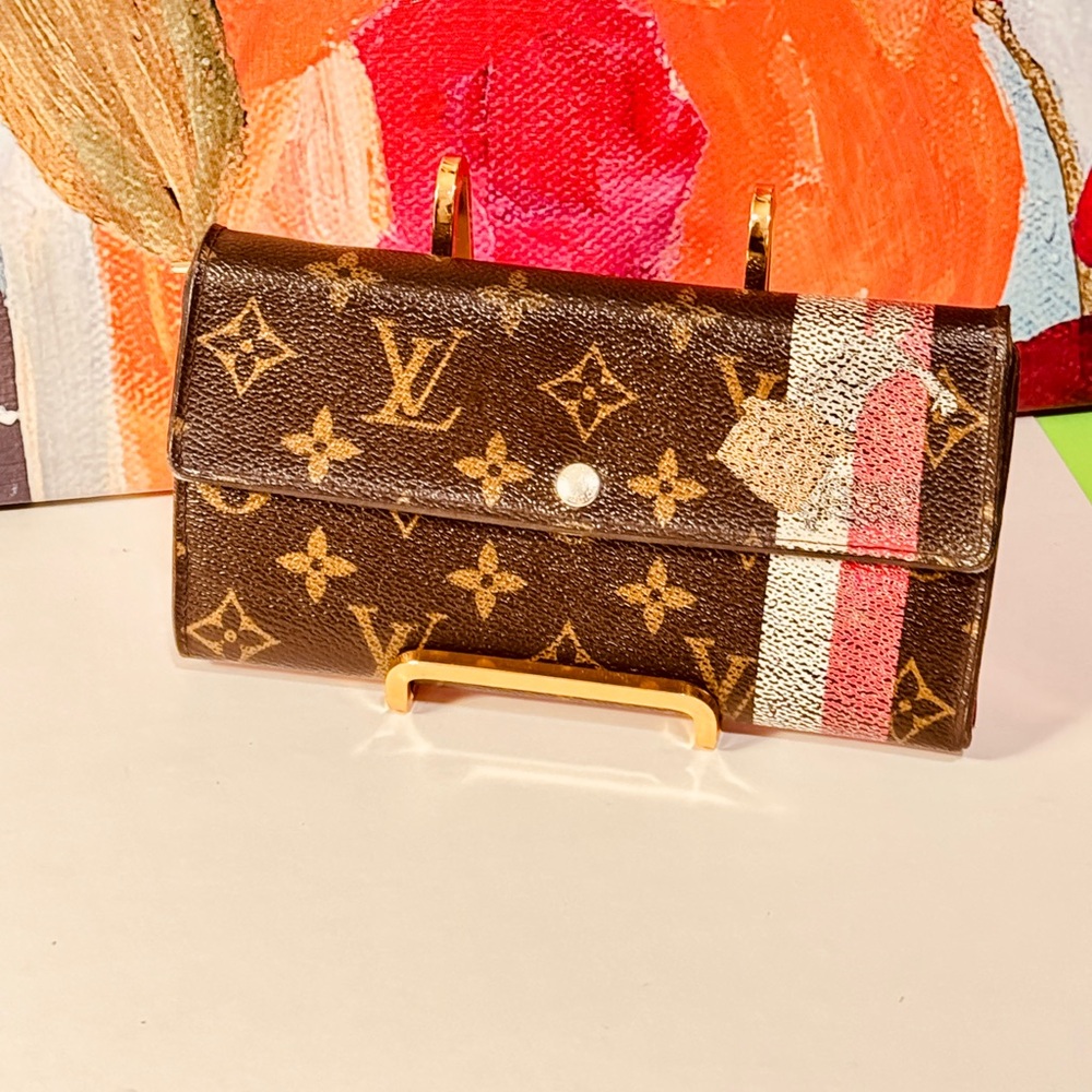 Louis Vuitton Monogram The bell boy Sarah Wallet